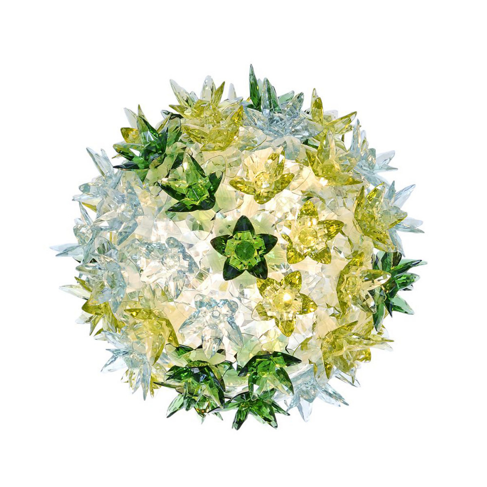 Kartell Bloom CW2 LED plafondlamp G9, mint